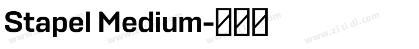 Stapel Medium字体转换 Stapel Medium字体转换